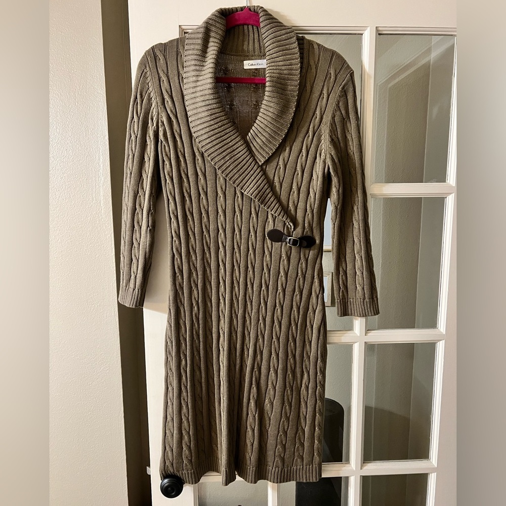 Calvin Klein Sweater Dress, Size L